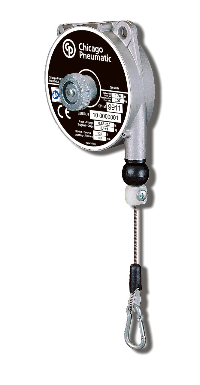 Desoutter CP9912 BALANCER 1.0-2.0KG 2.2-4.4LB | Spring Retractor Balancer | 1-2 kg, 1600 mm stroke