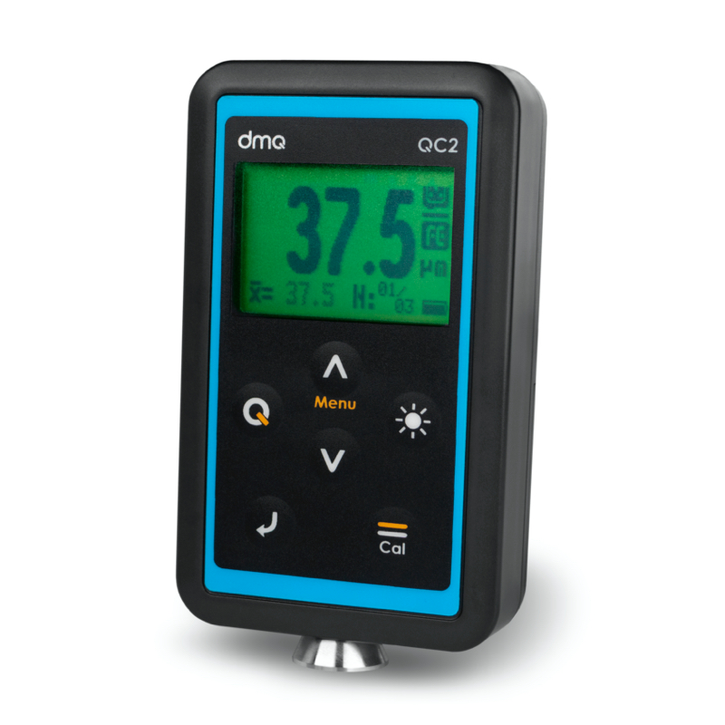 DMQ QC2 F, Ferrous  Coating Thickness Gauge with Integrated Probe | Range 0 to 1250¼m / 0 to 49mils - generaltechuae