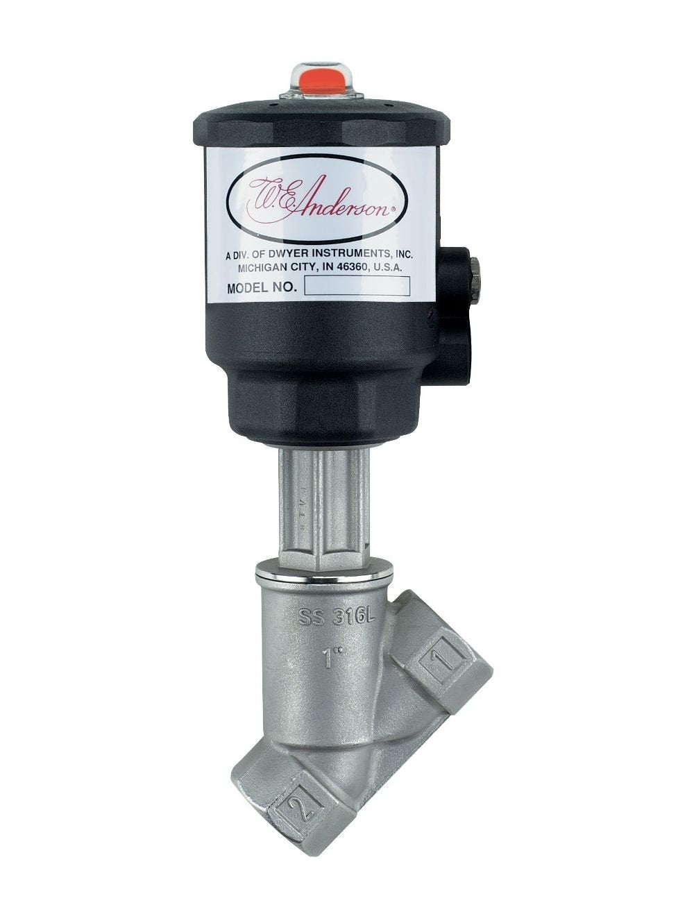 Dwyer Instruments SAV-STF2-NC | Angle seat valve | 2" NPT | 2-1/2" actuator dia. - generaltechuae