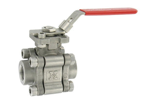 Dwyer Instruments HBV-M02 | 3/8" 3-piece alloy-c ball valve | Cv 8