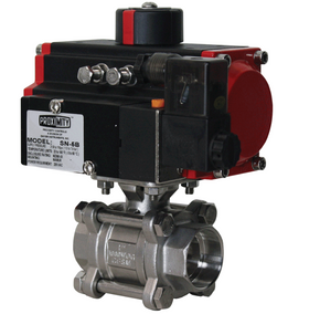 Dwyer Instruments WE05 | 3-Piece socket weld stainless steel ball valve