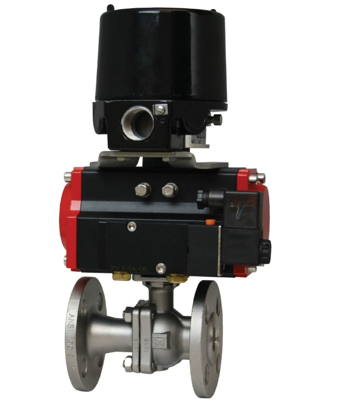 Dwyer Instruments WE07 | 2-Piece flanged stainless steel v-ball valve - generaltechuae