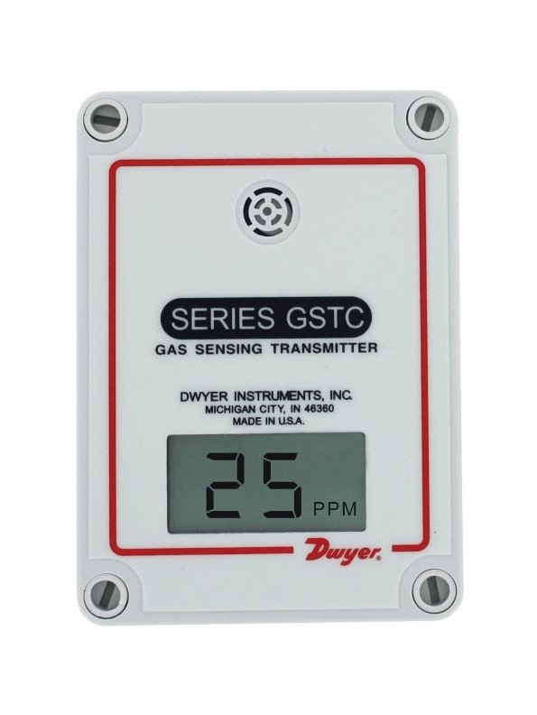 Dwyer Instruments GSTC-C-LCD | Carbon Monoxide Transmitter with BACnet & Modbus Communication with Integral LCD Display