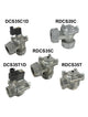 Dwyer Instruments DCS25C3D | 1" diaphragm valve | Integrated coil | Coupling connection | 24 VDC DIN electrical connection