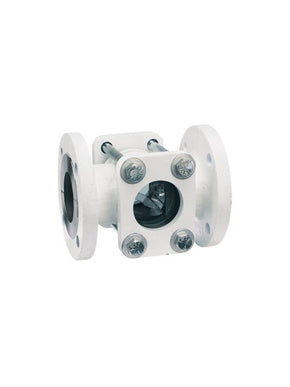 Dwyer Instruments SFI-350FCS-4 | Sight flow indicator | 4" body | 10.250" (260 mm) length | 9.000" (229 mm) flange dia. | 4.000" (102 mm) viewing dia. | 56 lb (25 kg)