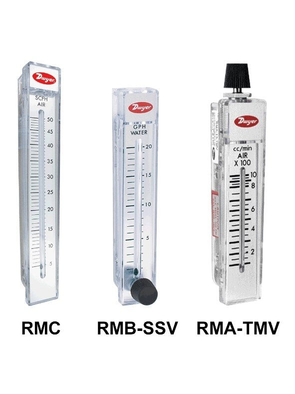 Dwyer Instruments RMA-7 | Flowmeter | Range 5-50 SCFH air | No valve - generaltechuae