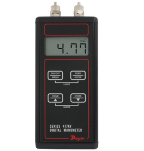 Dwyer Instruments 477AV-00 | Digital manometer | Range 0-4.00" w.c. | Air velocity/flow modes - generaltechuae