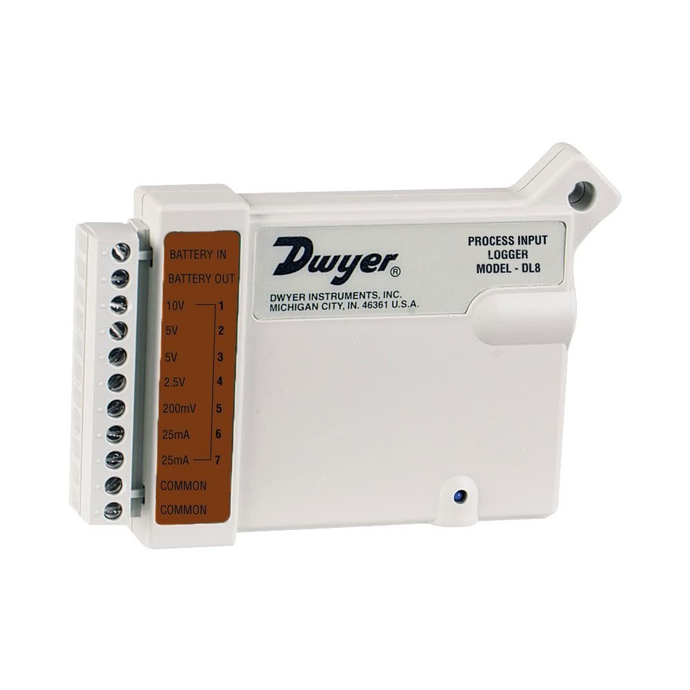 Dwyer Instruments DL-8T | 8-channel temperature logger