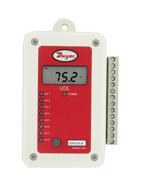 Dwyer Instruments UDL-104 | Universal data logger with internal temperature sensor | Four universal inputs | LCD display - generaltechuae