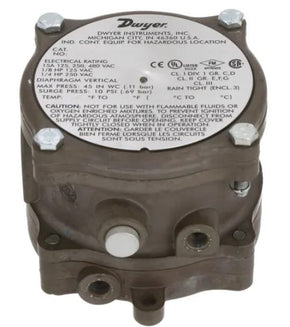 Dwyer Instruments 1950-20-2F | Differential Pressure Switch | Explosion Proof | Deadband 4-20in w.c. | 1950 Series - generaltechuae