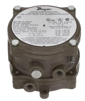 Dwyer Instruments 1950G-5-B-120-NA | Differential Pressure Switch | Explosion Proof | 1.4-5.5in w.c. - generaltechuae
