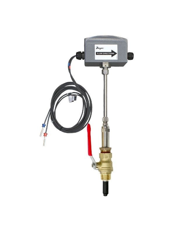 Dwyer Instruments IEFB-IB-PG-T10-LCD | Insertion Electromagnetic energy system with LCD display | 6" (150 MM) pipe | 1% of reading | BSPT process connections | PG 16 gland | (2) 10' (3 M) PT temperature sensors - generaltechuae
