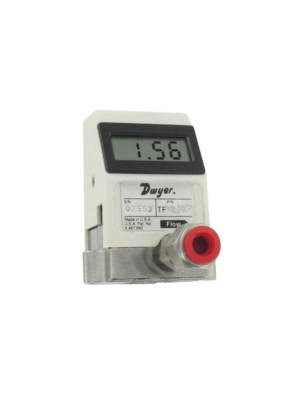 Dwyer Instruments TFM-LI07 | Liquid turbine flow meter | Range 3.2 to 32 GPH (0.2 to 2 LPM) | 1/4" OD connection - generaltechuae