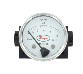 Dwyer Instruments DTFA-1A-10A | Variable-Area Flowmeter for Gases | Range 1.5-10 SCFM | 1/4" NPT connection