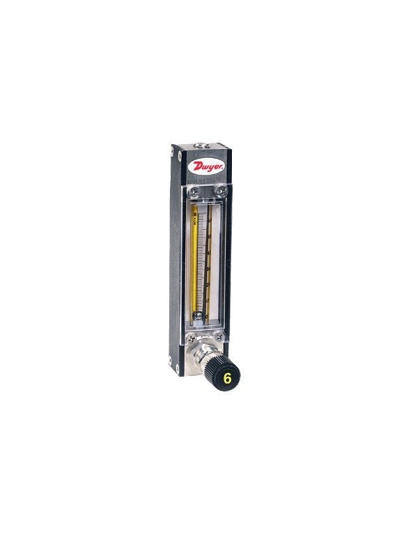 Dwyer Instruments VA10420 | Variable area glass flowmeter | SS float | Max. flow rate 52.3 SCFH (24680 ml/min) air | 11.81 GPH (745 ml/min) water - generaltechuae