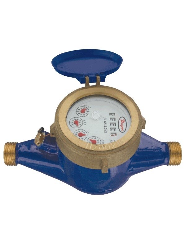Dwyer Instruments WMT2-A-C-07-100 | 2" brass multi-jet water meter (GPM) | With pulse output | 100 Gal/pulse - generaltechuae