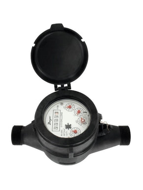 Dwyer Instruments WPT-A-C-04-1 | Multi-Jet plastic water meter | 1" pipe size with 1 gal pulse output