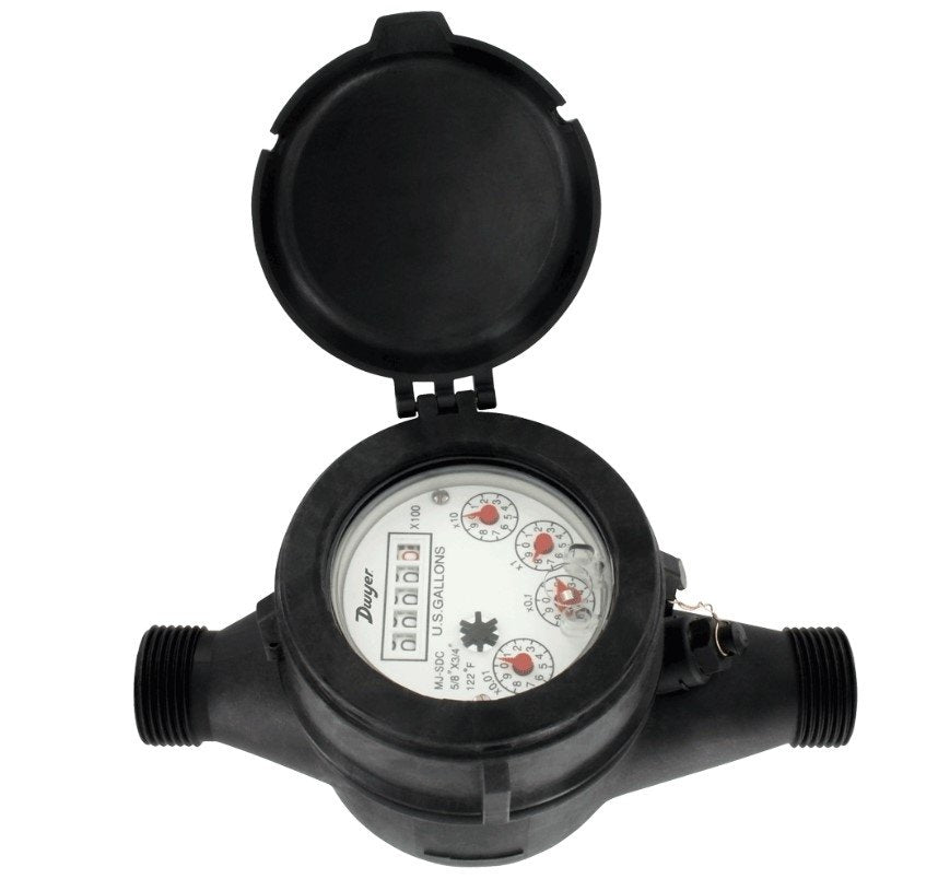 Dwyer Instruments WPT-B-C-09-1 | Multi-Jet plastic water meter | 32mm pipe size with 1 liter pulse output - generaltechuae