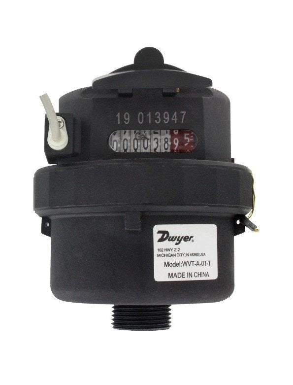 Dwyer Instruments WVT-A-01-1 | 1/2" NPT plastic rotary piston water meter | With pulse output - generaltechuae