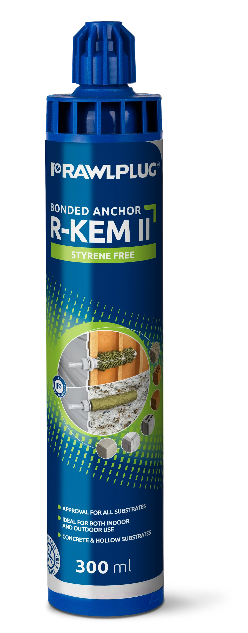 Rawlplug R-KEM-II-300-W | R-KEM-II Polyester Bonded Anchor, Winter Version | 300 ml cartridge - generaltechuae (2)
