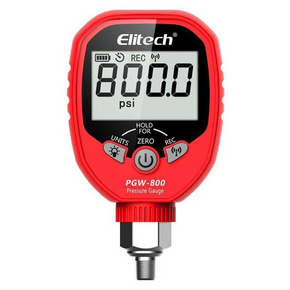 Elitech PGW-800 | Wireless Digital Pressure Gauge | HVAC APP Alerts - generaltechuae