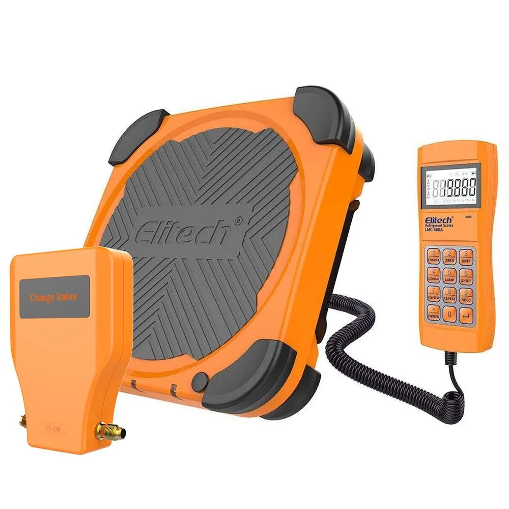 Elitech LMC-300A | HVAC Refrigerant Charging Scale | With Solenoid 330 Lbs - generaltechuae