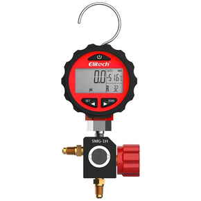 Elitech SMG-1H | Digital Single Manifold Gauge | Range  -14.5~800 PSI - generaltechuae