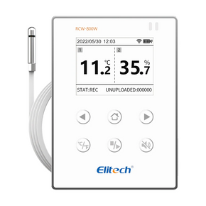 Elitech RCW-800W-THE | Temperature Humidity Data Logger | WiFi Recorder Cloud Storage | Wirelesss Remote Monitor - generaltechuae