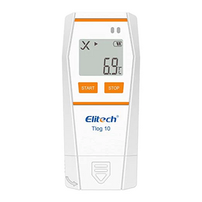 Elitech Tlog 10 | Digital Temperature Data Logger | Reusable Temperature Recorder  | PDF Report USB Port | 32000 Points With Internal Temperature Probe - generaltechuae