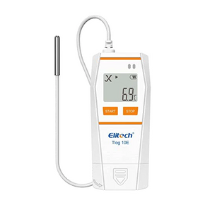 Elitech Tlog 10E | Digital Temperature Data Logger  | Reusable Temperature Recorder  | PDF Report USB Port | 32000 Points | With External Temperature Probe - generaltechuae