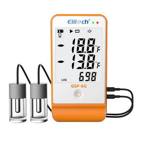 Elitech US-GSP-6G-TDE | Digital Temperature Humidity Data Logger | Pharmacy Refrigerator Thermometer | Vaccine Fridge Temperature Monitor - generaltechuae