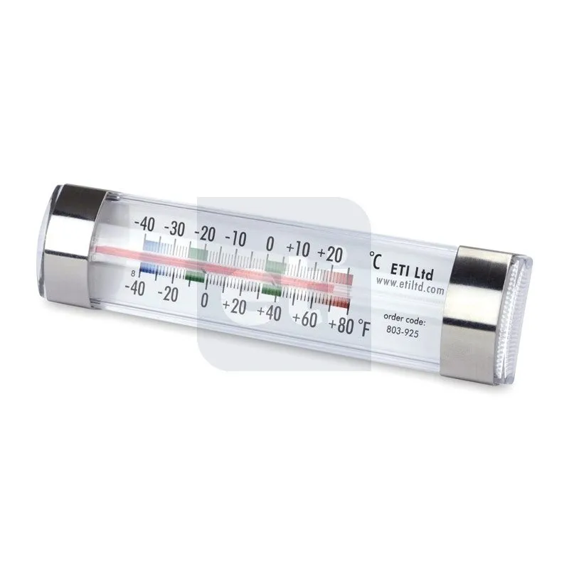 ETI Clear ABS fridge and freezer thermometer | Range 	-40 to 20°C and -40 to 80°F - generaltechuae