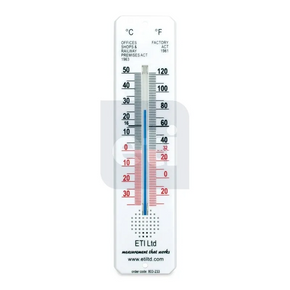 ETI factory act thermometer - 45 x 195mm | Range -30 to 50°C - generaltechuae