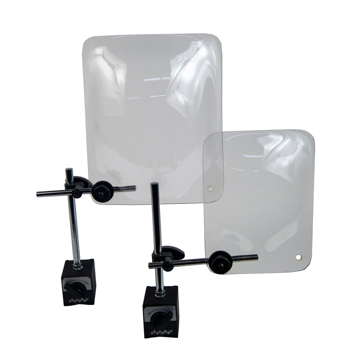 Flexbar 13107 | Eyeguard Flat Shield on Magnetic Stand | 16 x 20 in Acrylic Shield - generaltechuae