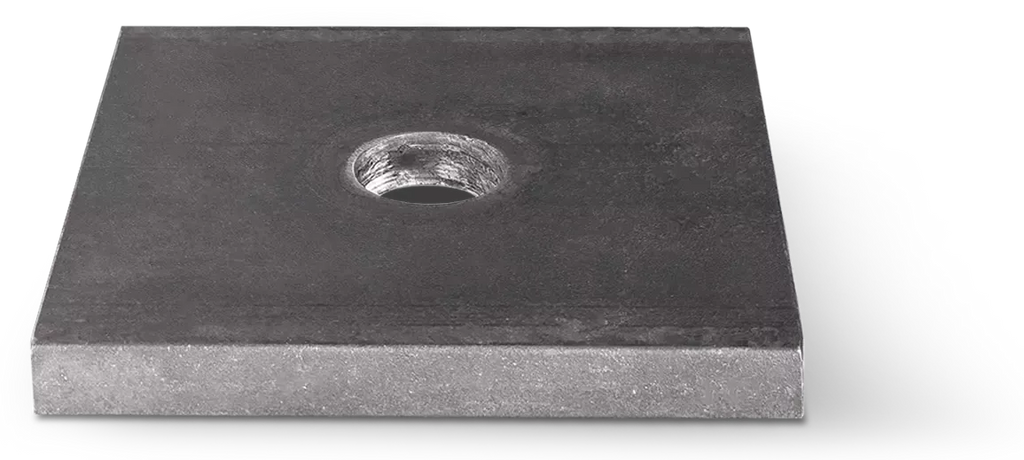 Rawlplug R-KK-BL-20-HD | Steel Anchor Plate for Paving Cover Anchors | M20, 100x100x10 mm - generaltechuae