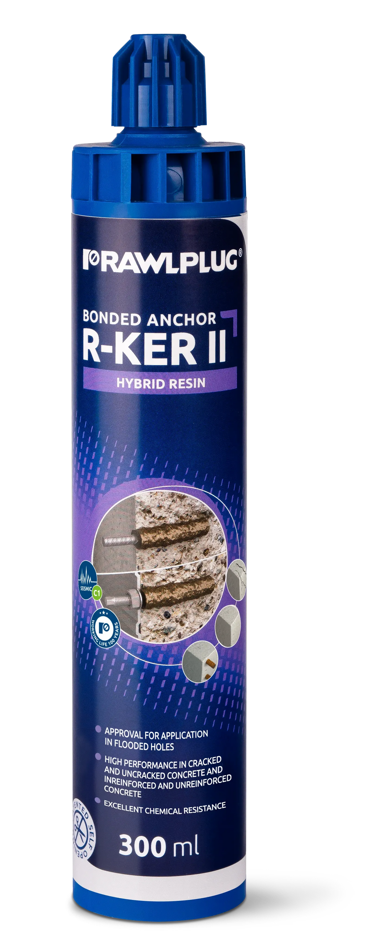 Rawlplug R-KER-II-300-ES | R-KER-II Hybrid Bonded Anchor, ES Label | 300 ml cartridge - generaltechuae (2)