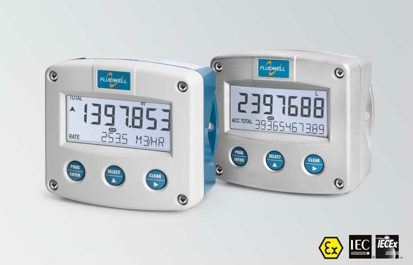 FLUIDWELL F127 | Intrinsically safe - Differential Flow Computer for liquids | 
with temperature compensation for corrected volume | Ambient temperature: -40°C to +80°C (-40°F to 176°F). - generaltechuae