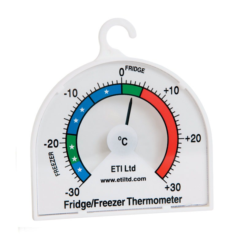 ETI 800-000 | 70 mm Fridge Freezer Thermometer | Single, -30 to 30 °C - generaltechuae