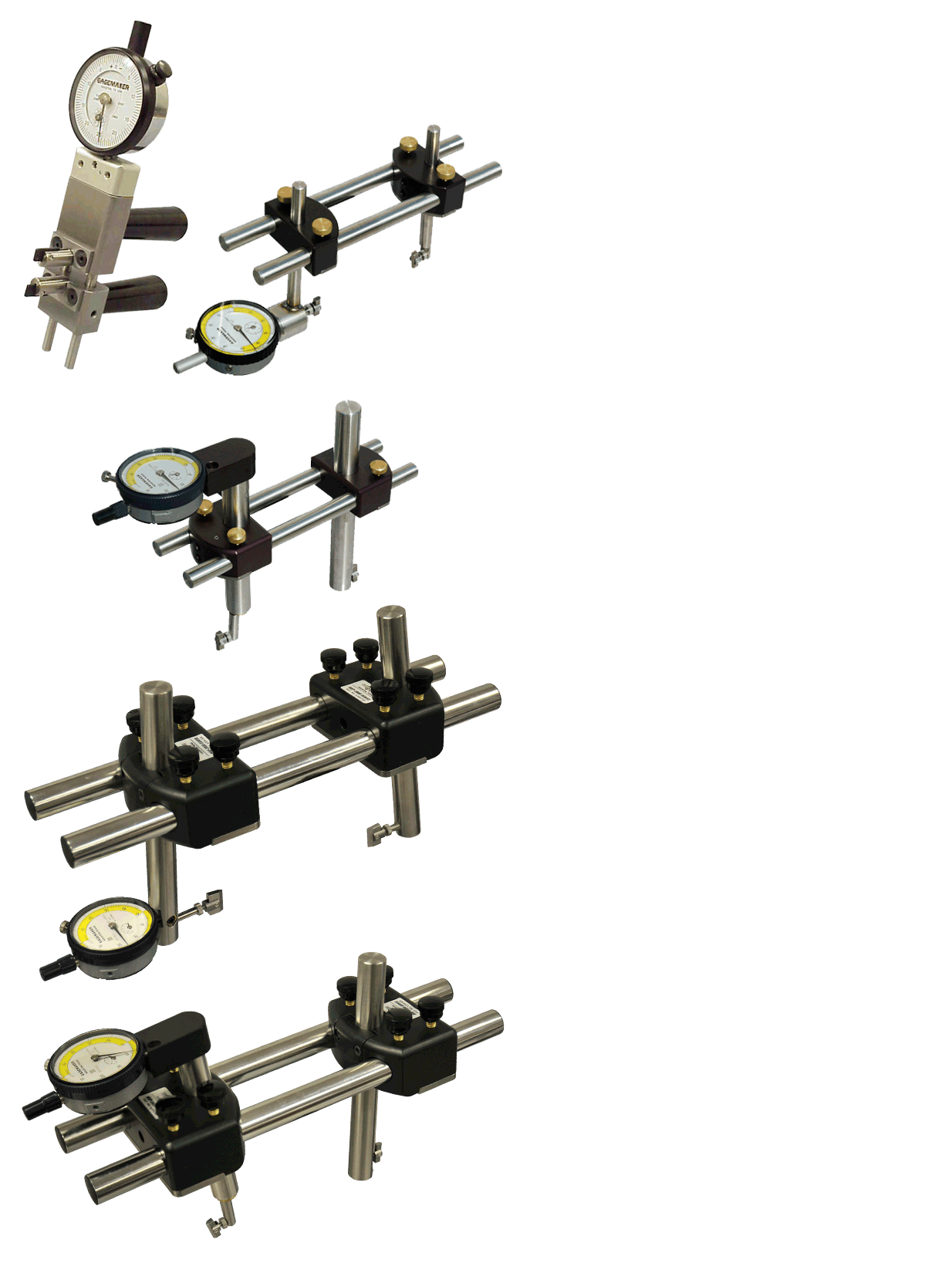 Gagemaker MRP-2003-7 | Internal/External Crest Diameter Gage | 7” reach | Internal Range 3½” – 20” | External Range 2⅜” – 20” - generaltechuae