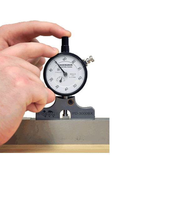 Gagemaker PD-BX | BX/BXG ball height setting gage | ½” X ½” U-notch base - generaltechuae