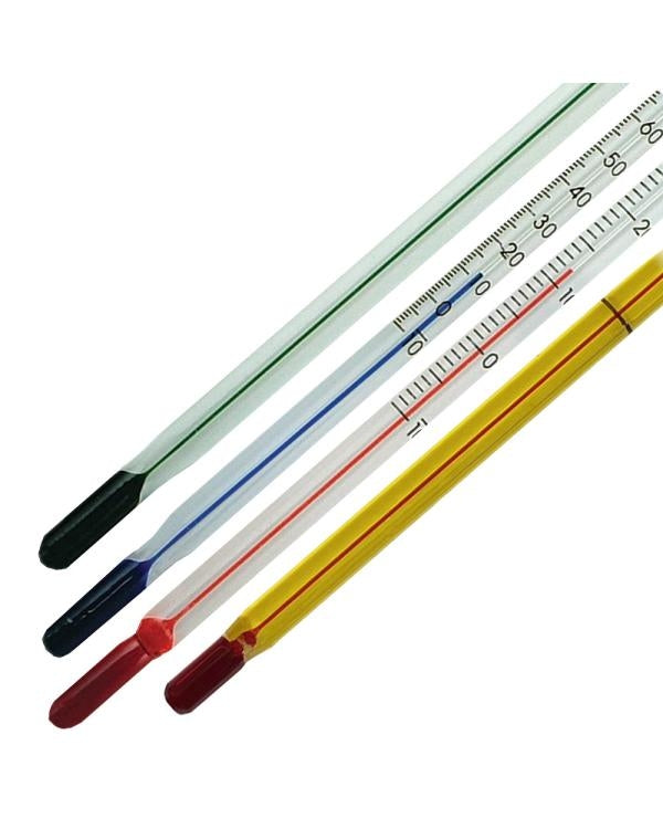 Brannan 44/105/5 | General Purpose Spirit Lab Thermometer | -10 to +150 °C, 250 mm, red filling, 76 mm immersion - generaltechuae