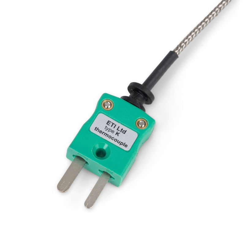 ETI 133-442 | General Purpose High-Temperature Probe | Type K, Ø4 x 50 mm, braided lead - generaltechuae (3)