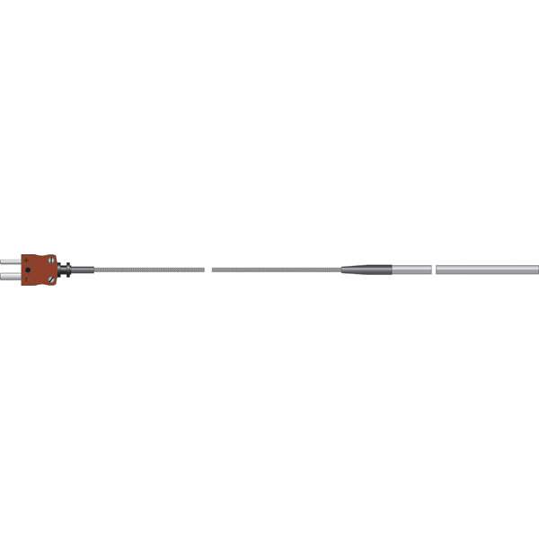 ETI 137-442 | General Purpose High-Temperature Probe | Type T, Ø4 x 50 mm, braided lead - generaltechuae