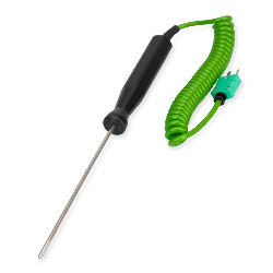 ETI 323-212 | High Temperature Flexible Thermometer Probe | Type K, Coiled Lead, Ø3 x 130 mm - generaltechuae