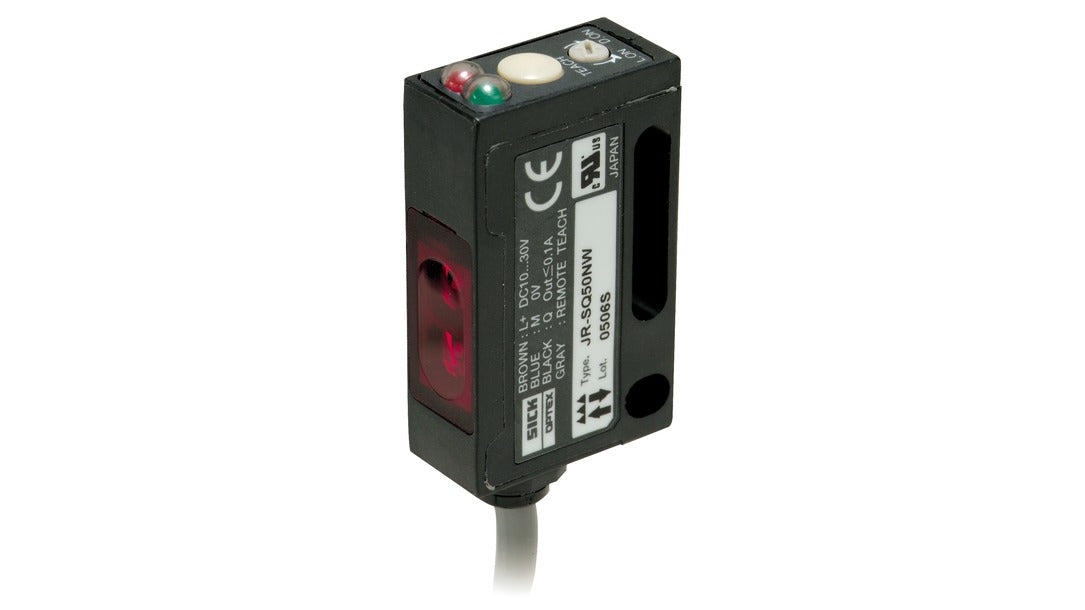 OPTEX FA JR-S300N | Retro-Reflective Photoelectric Sensor | 0.01 to 3 m, NPN, Side-on, Cable