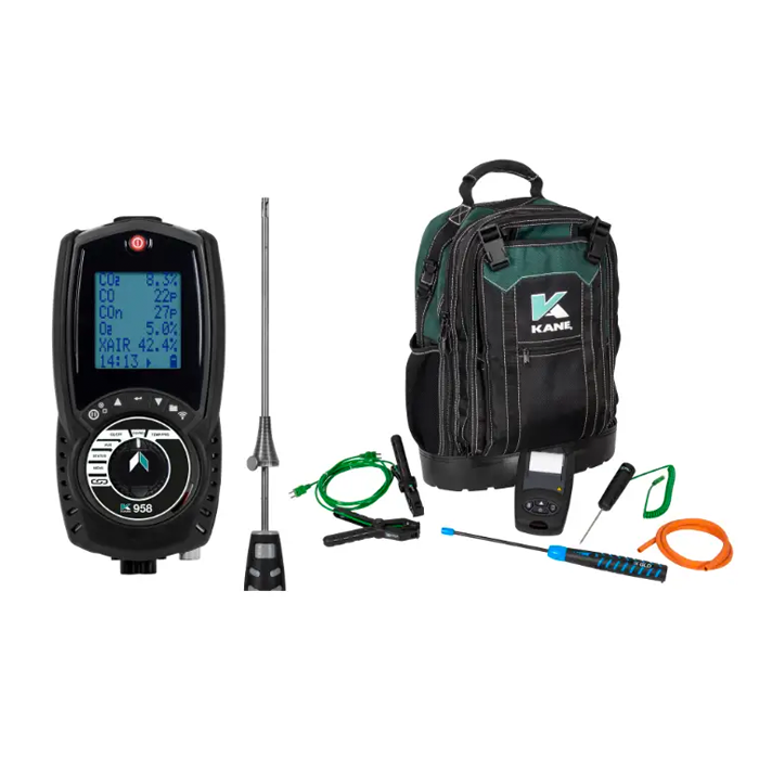 Kane 958 | Commercial Flue Gas Analyser |  PRO KIT - generaltechuae