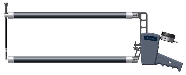 Kroeplin C12100BJ, 0 - 100 mm, DIGITAL EXTERNAL MEASURING GAUGE FOR GROOVES AND THICKNESS MEASUREMENT - generaltechuae