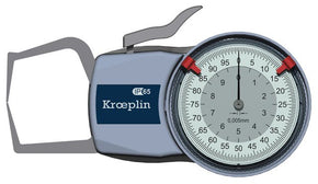 KROEPLIN D110S, 0 - 10 mm, ANALOG EXTERNAL MEASURING GAUGE FOR GROOVES AND THICKNESS MEASUREMENT - generaltechuae