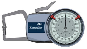 KROEPLIN D110T, 0 - 10 mm, ANALOG EXTERNAL MEASURING GAUGE FOR FOAMED MATERIAL AND FOILS - generaltechuae