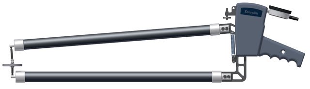 KROEPLIN D12100T, 0 - 100 mm, DIGITAL EXTERNAL MEASURING GAUGE FOR FOAMED MATERIAL AND FOILS - generaltechuae